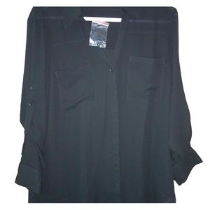 Express Portofino Button up Shirt Size L